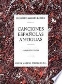 Canciones españolas antiguas[