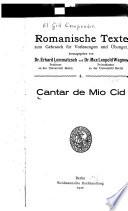 Cantar de mio Cid