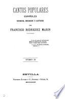 Cantos populares españoles, recogidos por F. Rodriguez Marin