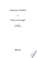 Carta a mi mujer