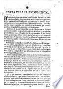 Carta para el Escarmiento. On the condition of Spain in the year 1710