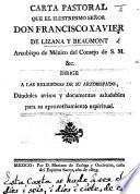 Carta pastoral ... á las Religiosas de su arzobispado, dándoles avisos y documentos saludables para su aprovechamiento espiritual. (31 de Julio de 1865.).