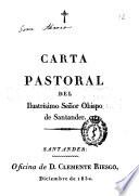 Carta pastoral del Ilustrísimo Señor Obispo de Santander