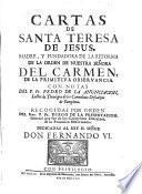 Cartas de Santa Teresa de Jesus ... con notas del Rmo. P. Fr. Pedro de la Anunciacion ... recogidas por orden del Rmo. P. Fr. Diego de la Presentacion ...
