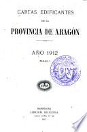 Cartas edificantes de la Provincia de Aragón