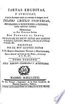 Cartas erudítas, y curiosas