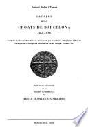 Catàleg dels croats de Barcelona 1285-1706