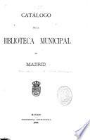 Catálogo de la Biblioteca municipal de Madrid