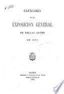 Catálogo de la Exposición General de Bellas Artes de 1876