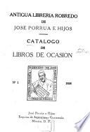 Catálogo de libros de ocasión
