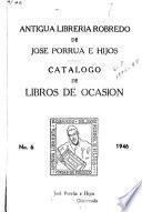 Catálogo de libros de ocasión