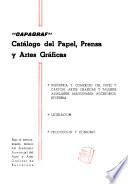Catálogo del Papel, Prensa y Artes Gráficas