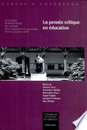 CC/153-La Pensée critique en éducation