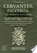 Cervantes, Figueroa y el crimen de Avellaneda