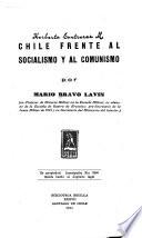 Chile frente al socialismo y al comunismo