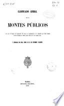 Clasificación general de los montes públicos