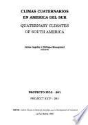 Climas cuaternarios en América del Sur
