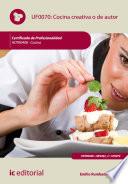 Cocina creativa o de autor. HOTR0408