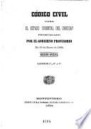 Código civil para el Estado Oriental del Uruguay