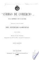 Código de comercio de la República de El Salvador