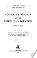Código de minería de la República Argentina