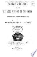Código judicial de los Estados Unidos de Colombia