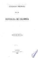 Código penal de la República de Colombia