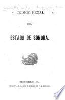 Código penal del estado de Sonora