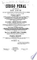 Código penal reformado de 1870