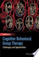 Libro Cognitive Behavioral Group Therapy