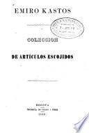 Colección de artículos escojidos