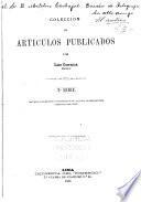Colección de artículos publicados