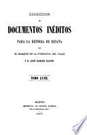 Colección de documentos inéditos para la historia de España [ed.] por M. Fernandez Navarrete [and others].