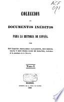 Colección de documentos inéditos para la historia de España