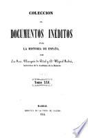 Colección de documentos inéditos para la historia de España