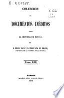 Colección de documentos inéditos para la historia de España