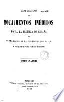 Coleccion de documentos ineditos para la historia de Espana