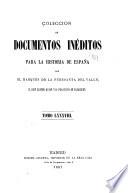 Colección de documentos inéditos para la historia de España ...