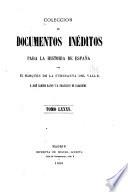 Colección de documentos inéditos para la historia de España ...