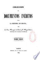 Colección de documentos inéditos para la historia de España