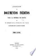 Colección de documentos inéditos para la historia de España