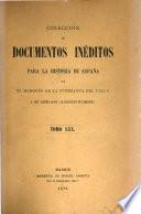Colección de documentos inéditos para la historia de España
