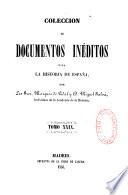Colección de documentos inéditos para la historia de España