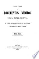 Colección de documentos inéditos para la historia de España