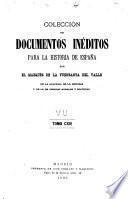 Colección de documentos inéditos para la historia de España