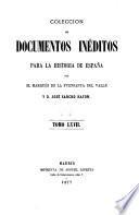 Colección de documentos inéditos para la historia de España