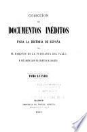 Colección de documentos inéditos para la historia de España