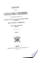 Colección de las causas más célebres