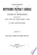 Colección de las instituciones políticas y jurídicas de los pueblos modernos