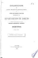 Colección de leyes, decretos, resoluciones i otros documentos oficiales referentes al departamento de Loreto
